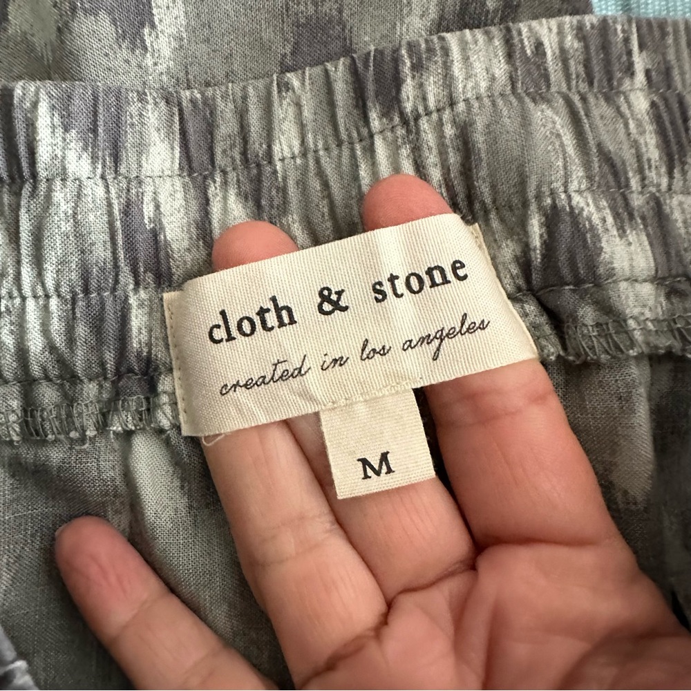 🌸CLOTH & STONE* Anthropologie Animal Print Jogger Pants - Picture 7 of 10